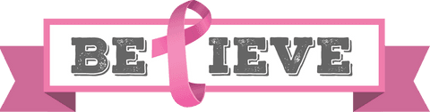 Transparent Pink Ribbon Banner with Believe Text - Download Free Stock Videos Pikwizard.com