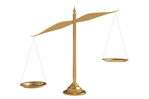 transparent golden balance scale illustration for legal or trade concept - Download Free Stock Videos Pikwizard.com