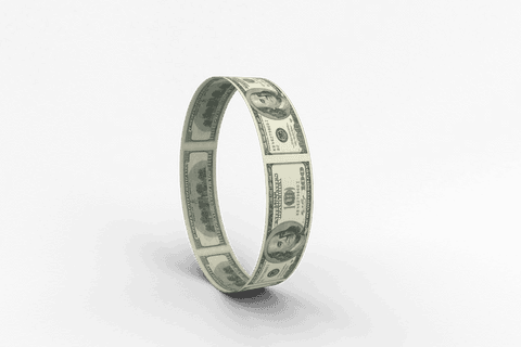 Digital Illustration of Money Circle Wraps Revenue Flow Concept Transparent - Download Free Stock Videos Pikwizard.com
