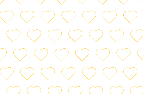 Yellow Heart Pattern Repeated on Transparent Background - Download Free Stock Videos Pikwizard.com