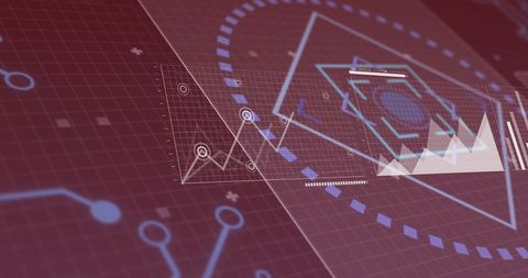 Futuristic Data Analytics Interface with Graphs and Charts - Download Free Stock Images Pikwizard.com