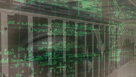 Digital Data Processing with Server Room Overlay