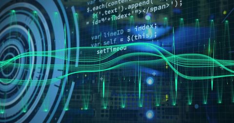 Digital Data Analysis Interfacing with Global Network - Download Free Stock Images Pikwizard.com