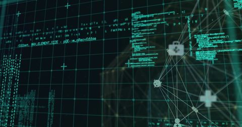 Abstract Network Connections and Data Streams in Cyber Space - Download Free Stock Images Pikwizard.com
