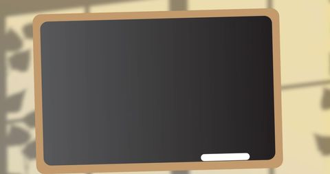 Blank Blackboard Against Plant Shadows Background - Download Free Stock Images Pikwizard.com