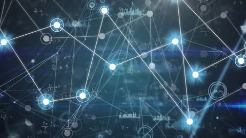 Digital Data Network and Cyber Connectivity Illustration