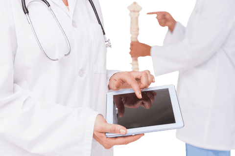 doctors using digital tablet for medical consultation with transparent background - Download Free Stock Videos Pikwizard.com