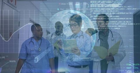Healthcare Professionals Analyzing Digital Patient Data