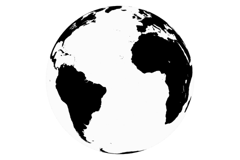 transparent earth map highlighting south america and africa - Download Free Stock Videos Pikwizard.com