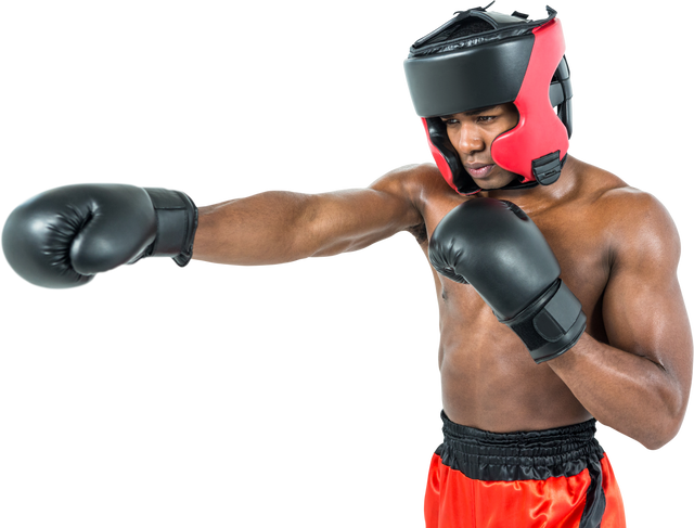 Transparent Boxer Performing Powerful Punch - Download Free Stock Videos Pikwizard.com