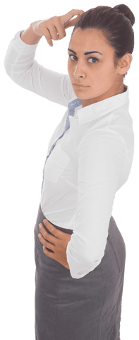 transparent confident hispanic businesswoman in white blouse - Download Free Stock Videos Pikwizard.com