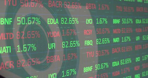 Abstract Financial Data Analysis with Digital Connection - Download Free Stock Images Pikwizard.com