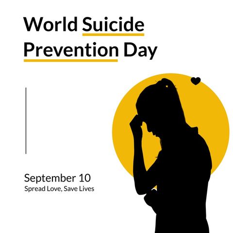 world suicide prevention day awareness silhouette campaign - Download Free Stock Templates Pikwizard.com