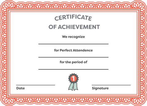 blank certificate of achievement on transparent background with red border - Download Free Stock Videos Pikwizard.com