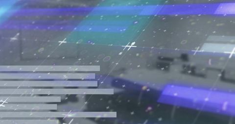 Abstract Light Trails Over Digital Grid in Modern Office - Download Free Stock Images Pikwizard.com