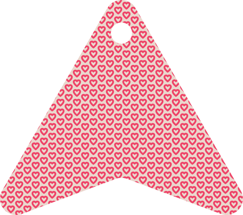 Pink Label with Heart Pattern on Transparent Background - Download Free Stock Videos Pikwizard.com