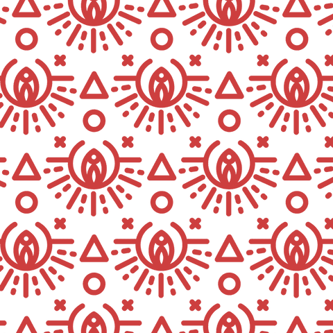 seamless red tribal pattern on transparent background - Download Free Stock Videos Pikwizard.com