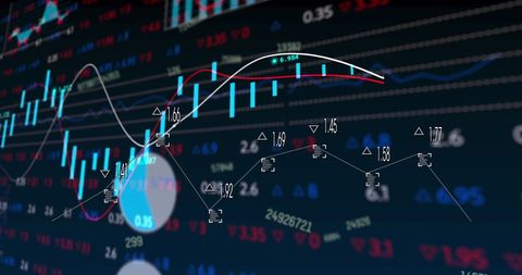 Digital Financial Data and Graph Analysis - Download Free Stock Images Pikwizard.com
