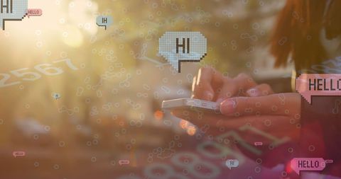 social media interaction on smartphone - Download Free Stock Images Pikwizard.com