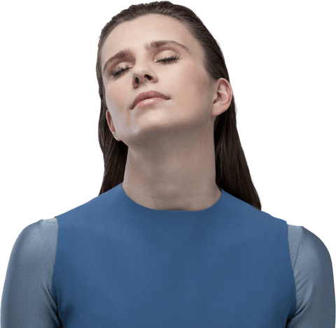 woman meditating with eyes closed offering serenity - Download Free Stock Videos Pikwizard.com