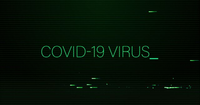 Digital Virus Concept with Distorted Text on Black Background - Download Free Stock Images Pikwizard.com