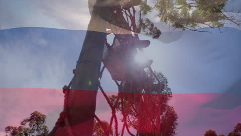 Obstacle Race Training with Russian Overlay