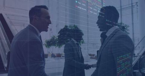 Business Professionals Analyzing Global Market Data