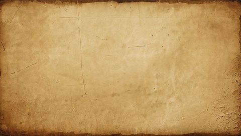 Aged parchment sheet with scorched borders, mottled sepia texture and distressed vellum