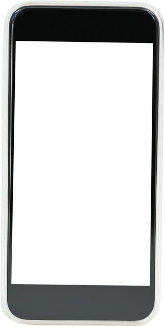 Transparent Mobile Phone with Blank Screen on White Backdrop Isolated - Download Free Stock Videos Pikwizard.com