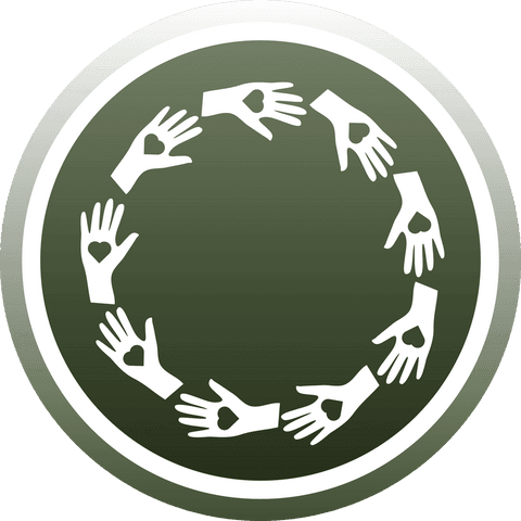 transparent symbol of unity with hands forming circle - Download Free Stock Videos Pikwizard.com