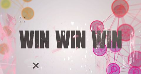 Win-Win-Win Over Global Network Connections - Download Free Stock Images Pikwizard.com