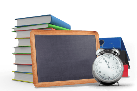 transparent school supplies arrangement with background - Download Free Stock Videos Pikwizard.com