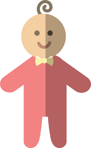 cartoon baby symbol character on transparent background - Download Free Stock Videos Pikwizard.com