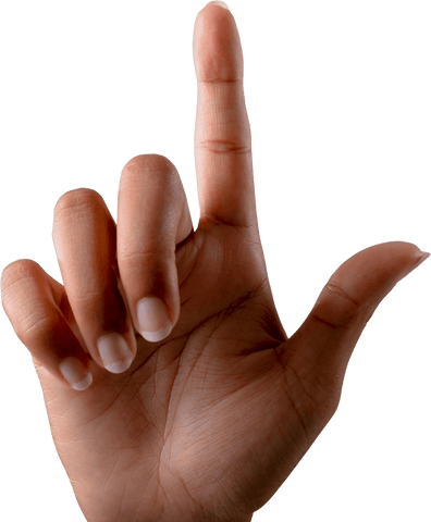 Close Up Hand Gesture with Transparent Background for Business Technology - Download Free Stock Videos Pikwizard.com