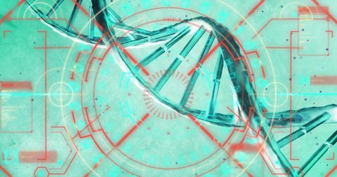 Digital interface scanning dna strand for scientific research