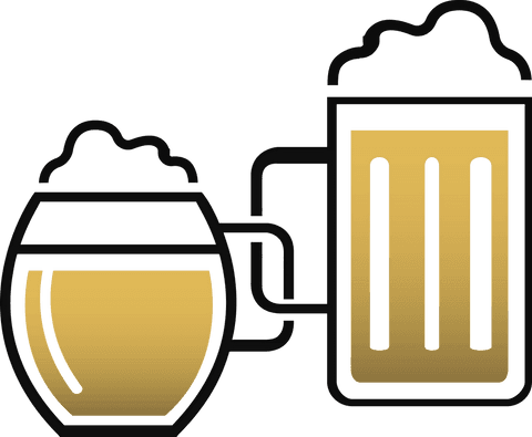 transparent beer mugs with refreshing drink vector illustration - Download Free Stock Videos Pikwizard.com