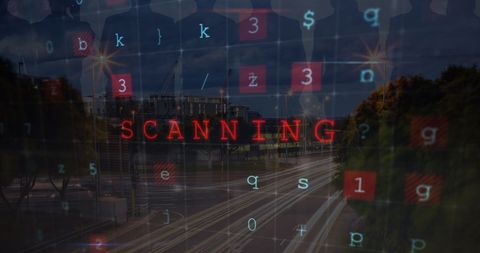 Cyber Attack Warning Over Cityscape with Digital Overlay - Download Free Stock Images Pikwizard.com