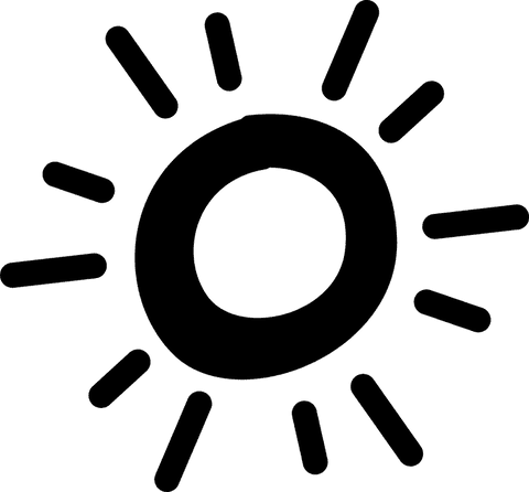 stylized sun with irregular rays on transparent background - Download Free Stock Videos Pikwizard.com