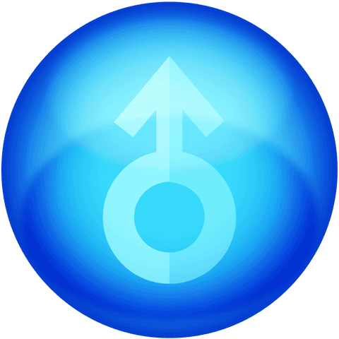 transparent blue ball icon with circle and arrow symbol - Download Free Stock Videos Pikwizard.com