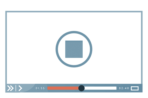 Video Player Interface on Transparent Background for Design Projects - Download Free Stock Videos Pikwizard.com