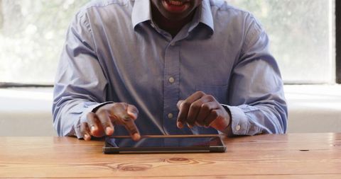 Business Professional Engaging with Tablet at Office - Download Free Stock Images Pikwizard.com