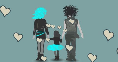 Family Holding Hands Celebrating Love and Adoption - Download Free Stock Images Pikwizard.com