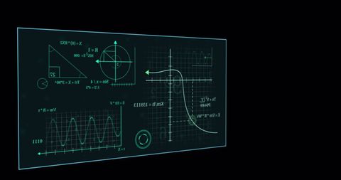 Digital Display of Complex Mathematical Functions - Download Free Stock Images Pikwizard.com