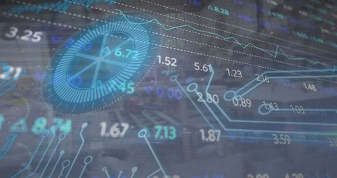 Global Stock Market Analysis and Technology Integration - Download Free Stock Images Pikwizard.com