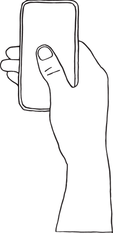Transparent Hand Holding Smartphone Illustration Vector - Download Free Stock Videos Pikwizard.com