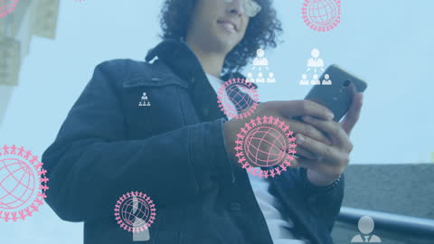 Tech-Savvy Man Engaging with Crypto-Social Applications