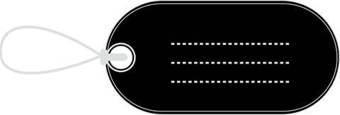Black Luggage Tag Illustration with Transparent Background - Download Free Stock Videos Pikwizard.com