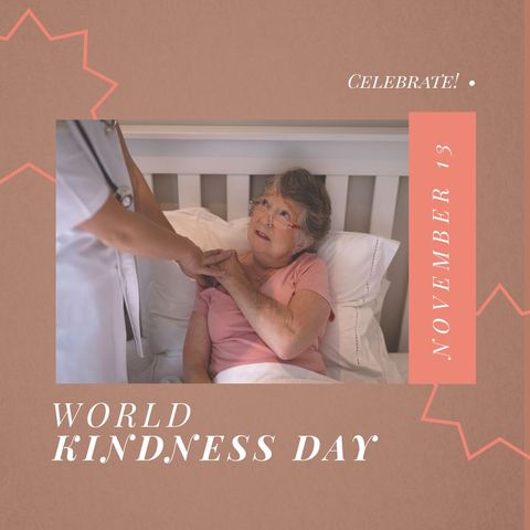 celebrating world kindness day with compassionate care - Download Free Stock Templates Pikwizard.com