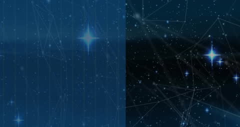 Animated Global Network Technology Concept with Connections