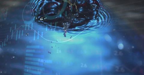 Water Ripples Blurring Lines Between Technology and Nature